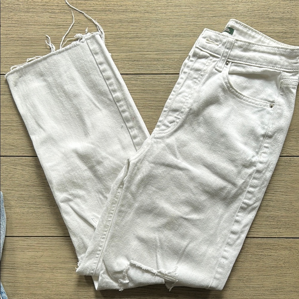 Wild Fable White Straight Leg Jeans